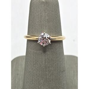 14K Yellow Gold .60ct Diamond Solitaire Ring (12290)